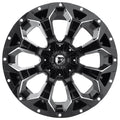 ~(45 lbs. 20X20X12)~ ASSAULT 17x9 6x135.00/6x139.70 GLOSS BLACK MILLED (2 mm)
