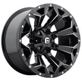 ~(45 lbs. 20X20X12)~ ASSAULT 17x9 6x135.00/6x139.70 GLOSS BLACK MILLED (2 mm)
