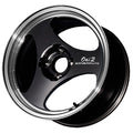 Advan ONI2 14x6.0 / +38 Offset / 4x100 / 63mm Bore / Machining and Black Gunmetallic