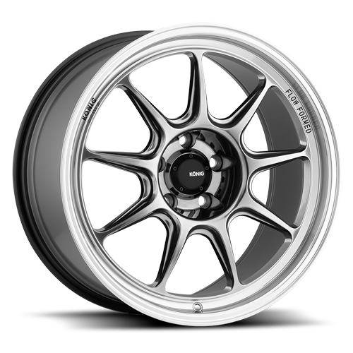 Konig Countergram 18x9.5A 5x114.3 ET35 Hyper Chrome / Machined Lip