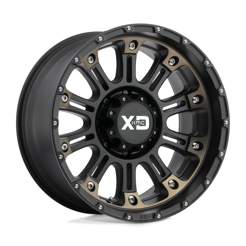 HOSS 2 22X12 8X170.00 SATIN BLACK M