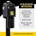 ELECTRIC TONGUE JACK 5000LB BLACK