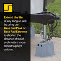 ELECTRIC TONGUE JACK 5000LB BLACK