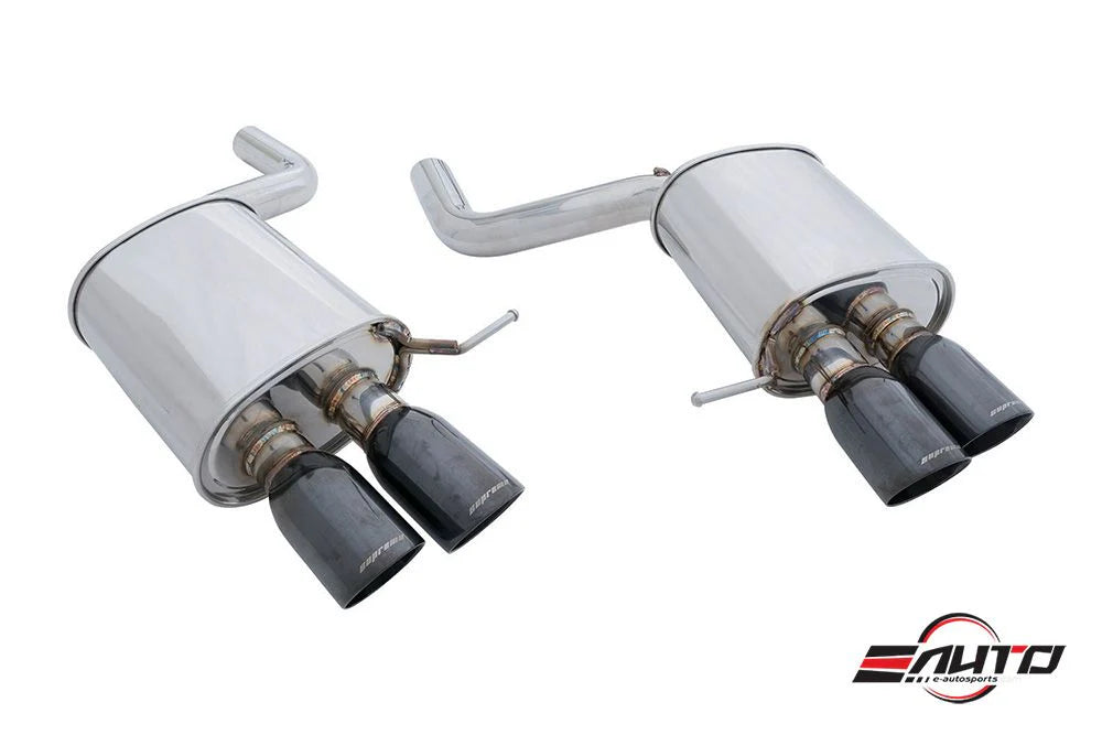 Megan Racing black axle-back exhaust