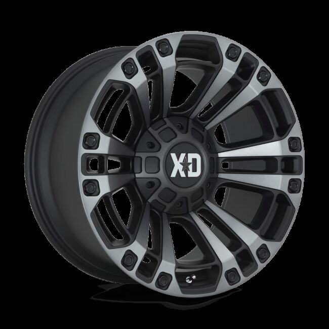 KMC Wheels black auto part