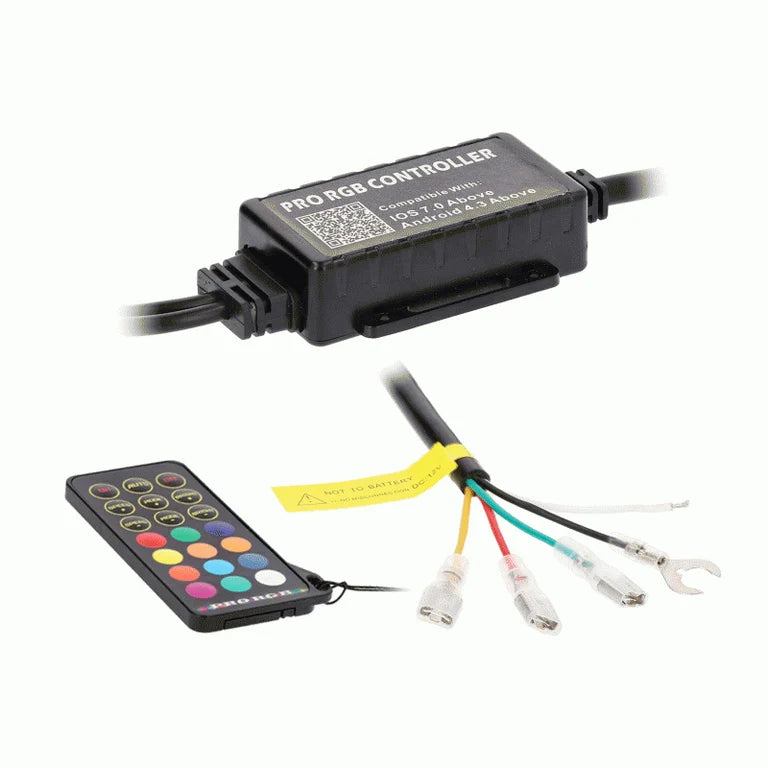 RGB BACKLIT 7IN LED LIGHT - 7 INCH 15 LED
