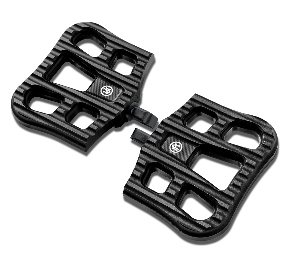 Performance Machine 18-24 M8 Softail Floorboard Assembly Mini Rider Drifter - Black Ops