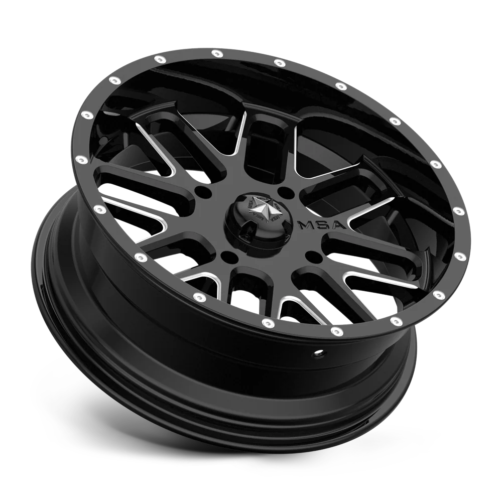 BANDIT 22X7 4X137.00 GLOSS BLACK MI