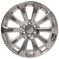 22 IN REPLICA WHEEL CV95 FITS CHEVROLET SILVERADO RIM 22X9 POLISHED WHEEL