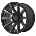 KMC Wheels black auto part