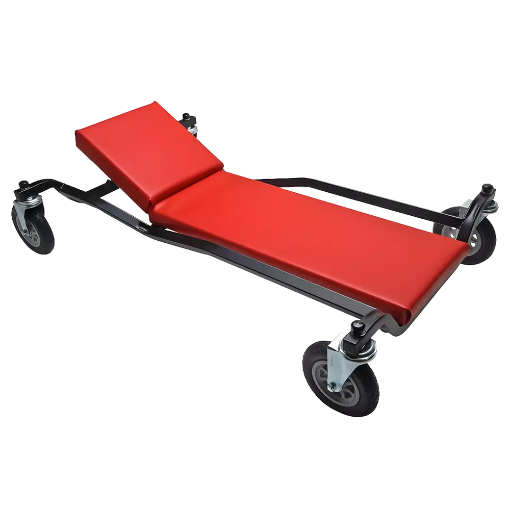 ADJUSTABLE ULTRA RIDER CREEPER RED VINYL