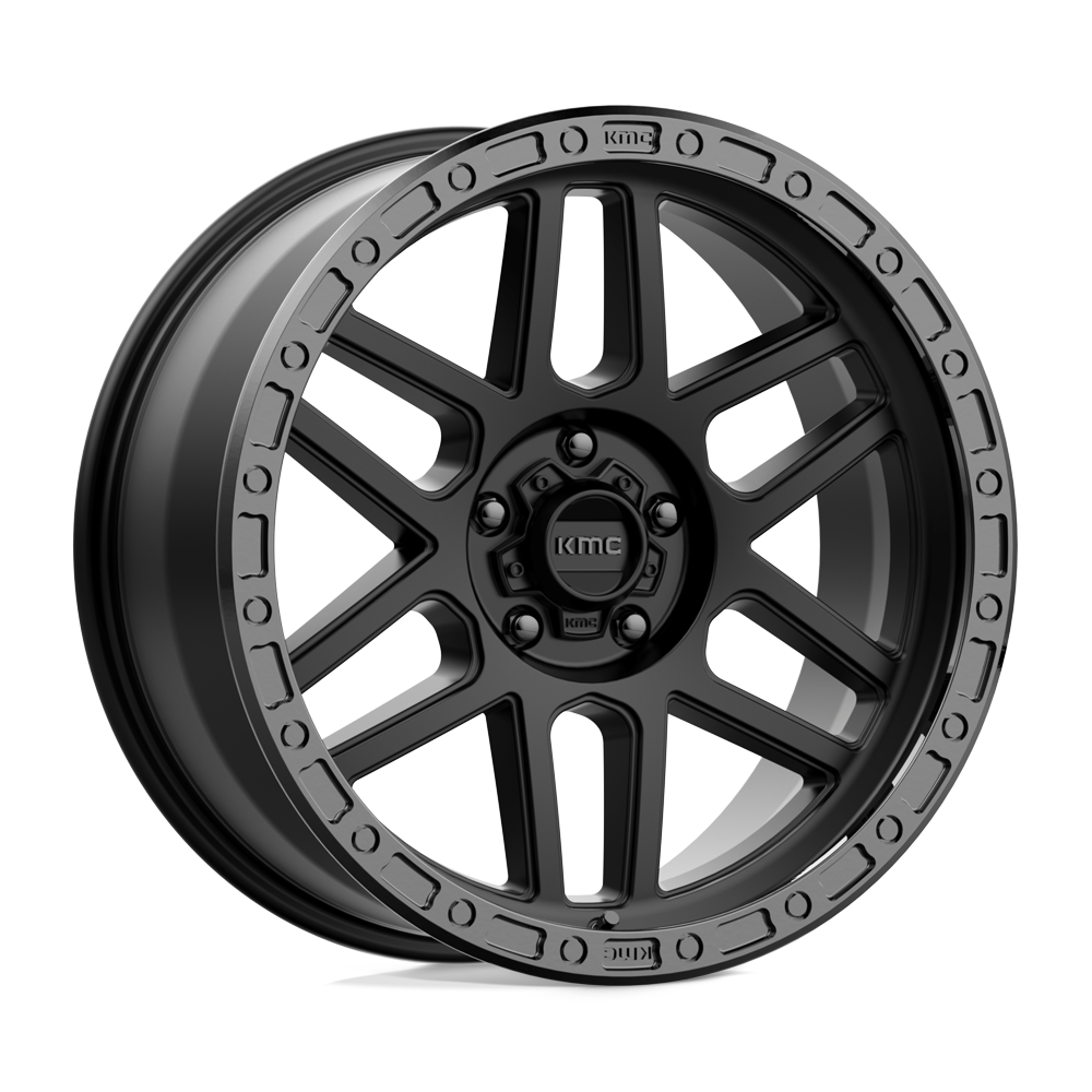 KMC Wheels black auto part