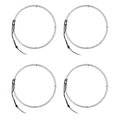 EXPANDABLE WHEEL RINGS 1114IN WITH RGBW LEDFTS & CONTROLLER