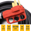 50A EXTENSION CORD W/HDL 50' RED BOXED