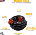 50A EXTENSION CORD W/HDL 50' RED BOXED