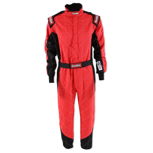 CHEVRON-5 SUIT SFI-5 RED 3XL
