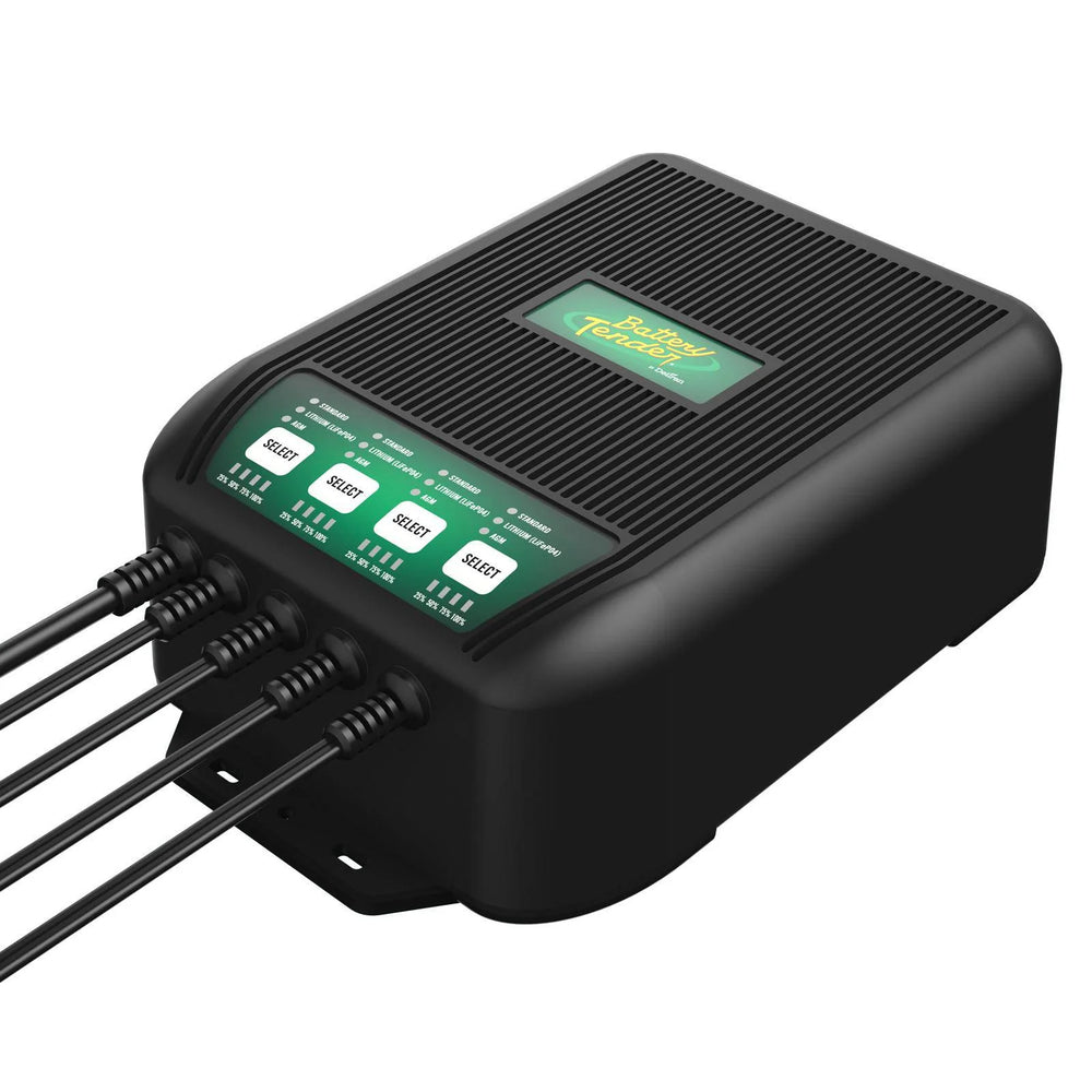Battery Tender 40A 12V Wave Charge Pro 4 Bank Battery Charger Marine