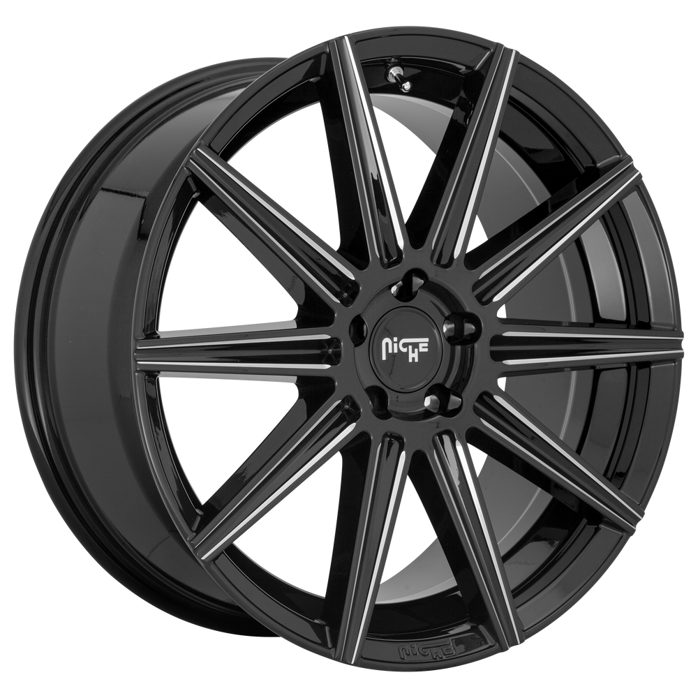 KMC Wheels black auto part