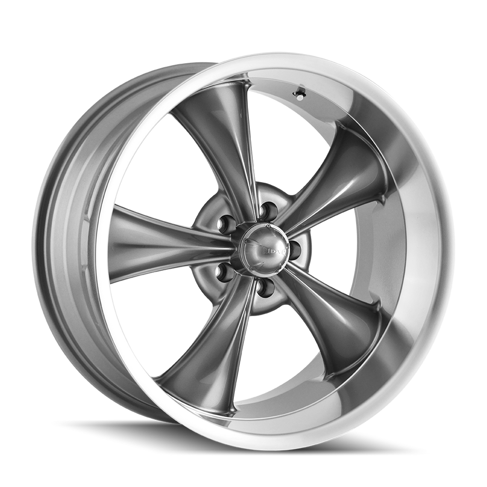 695 (695) GREY/MACHINED LIP 20X10 5