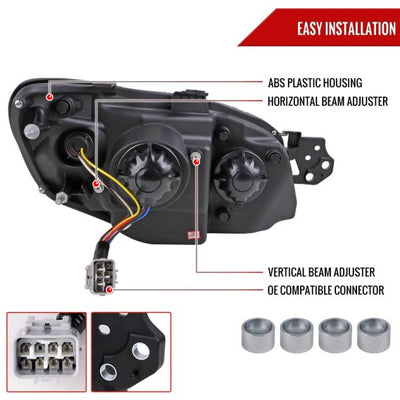SPEC D TUNING black headlights