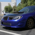WRX PROJECTOR HEADLIGHTS GLOSSY BLACK HOUSING CLEAR LENS - LED BAR SEQUENTIAL TURN SIGNAL - HALOGEN MODELS ONLY