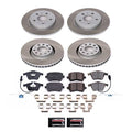 Power Stop 05-09 Audi A4 Front and Rear Semi-Coated Rotor Kit