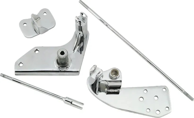 Bikers Choice 87-99 FXST/C/S Chrome 3 Inch Extended Forward Control Kit W/O Engine Guards