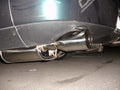 Megan Racing axle-back exhaust detail