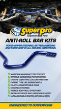 SuperPro 2008 Lexus LX570 Base Rear 33mm HD Sway Bar Kit