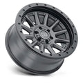 BRDGR 17X8.5 5X5.5 GUN-BLK 0MM