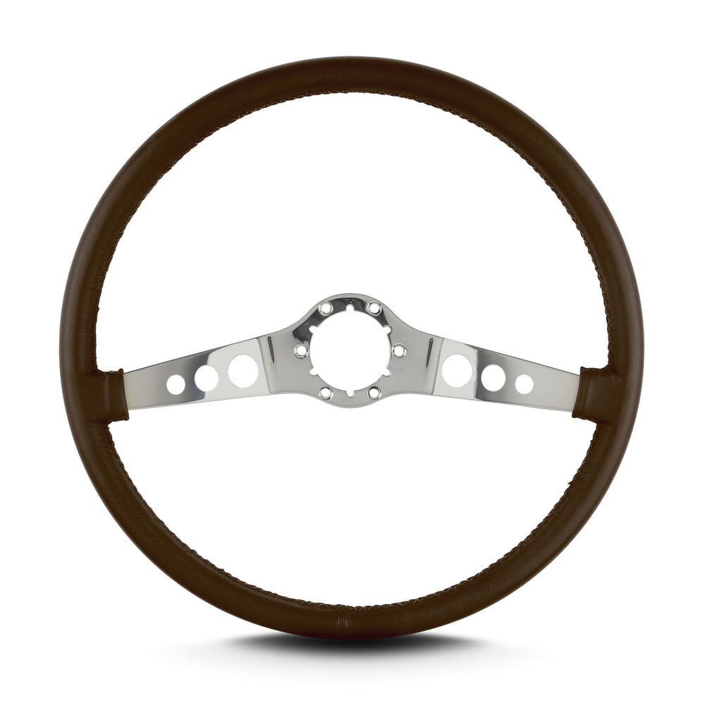 SS 15IN POLISHED THIN GRIP CHESTNUT