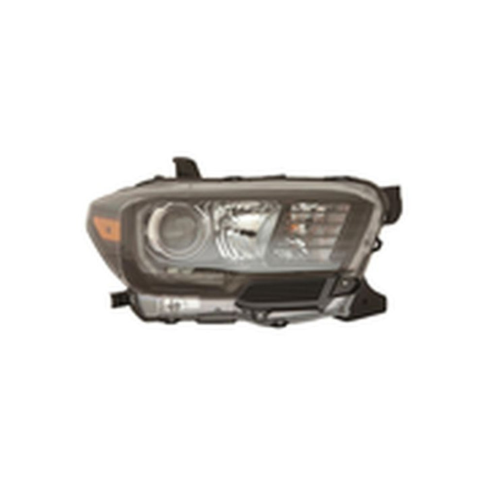 CAPA RH HEADLIGHT ASSY; HALOGEN; W/LED DRL; BLK BEZEL TY TACOMA 1623
