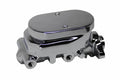 LEED Brakes 7 inch dual power booster, 1-1/8 inch bore master adjustable valve (Chrome)