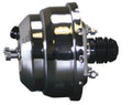 LEED Brakes 7 inch dual power booster, 1-1/8 inch bore master adjustable valve (Chrome)