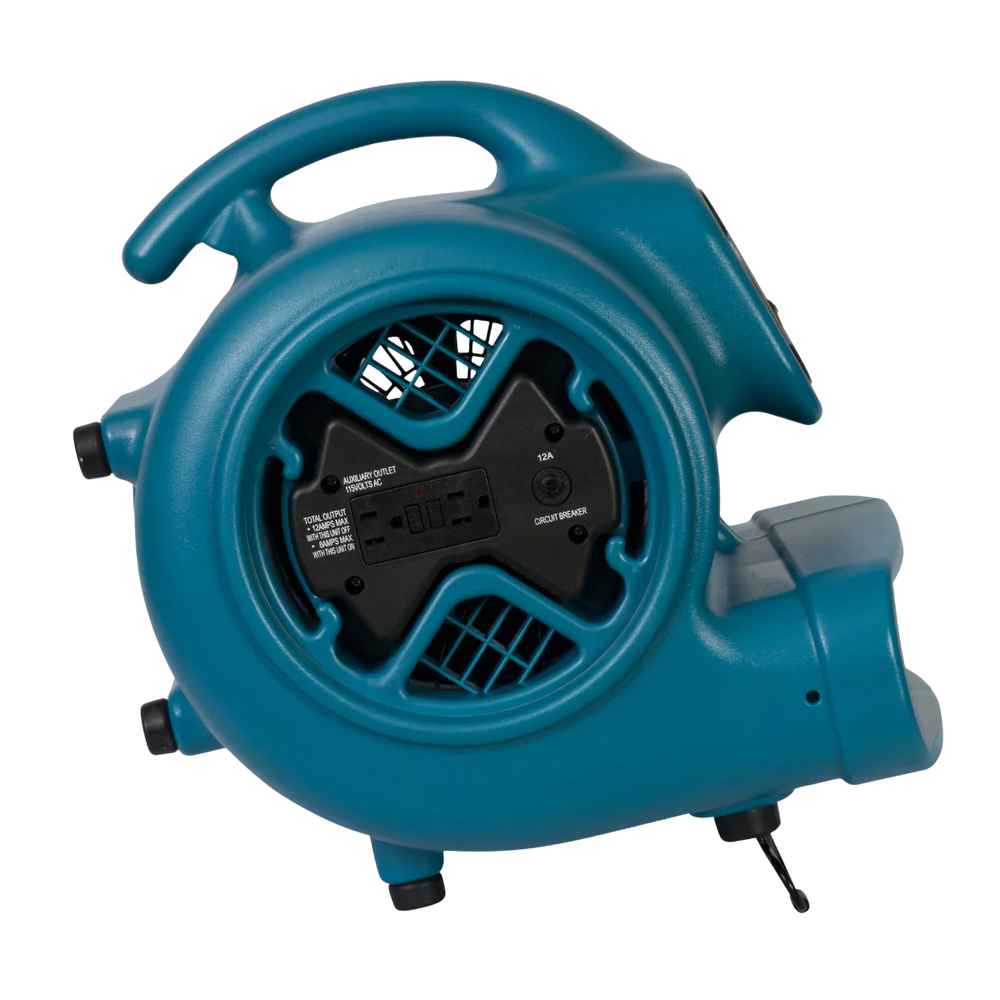 1/3HP 2400CFM 3.8AMPS 4 POSITIONS 3 SPEEDS AIR MOVER W/ GFCI POWER OUTLETS