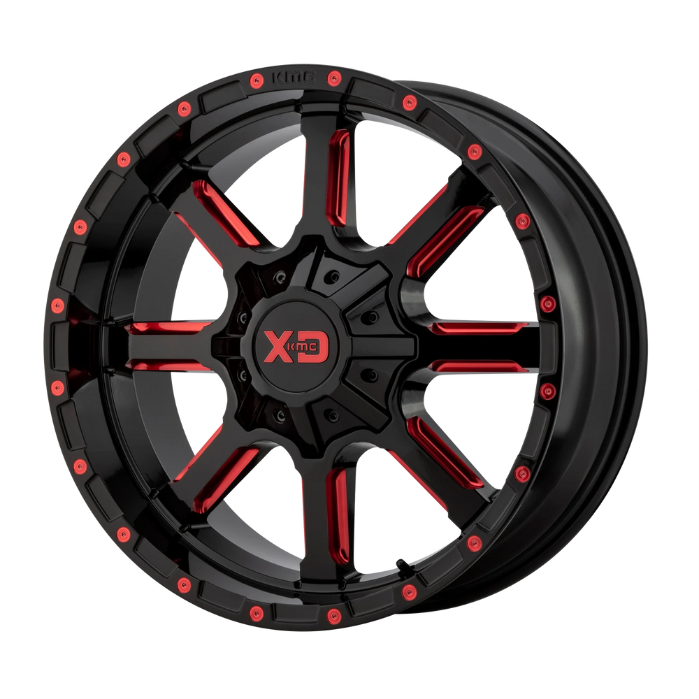 XD838 22X10 8X6.5 G-BLK MILL RTCC -
