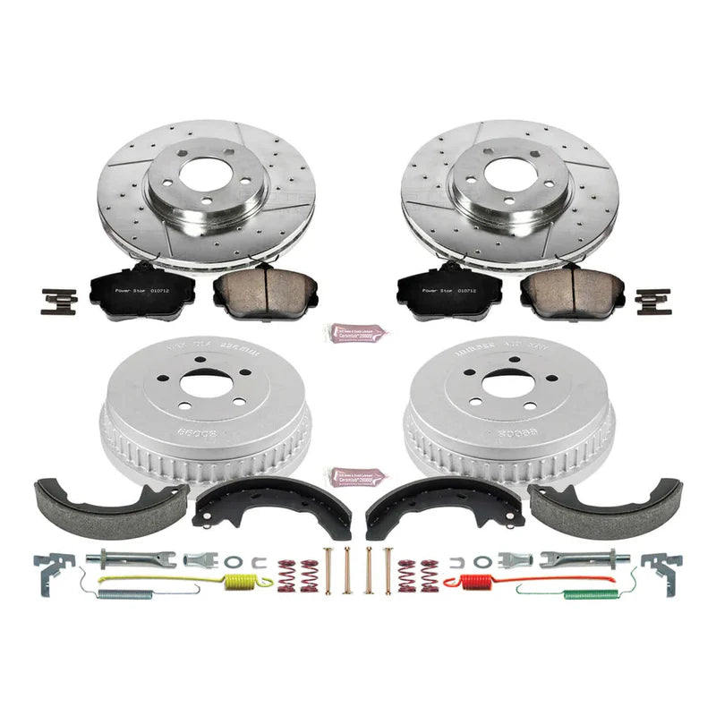 Power Stop 01-07 Ford Taurus Front & Rear Z23 Evolution Sport Brake Kit