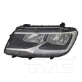 CAPA 1820 VW TGUAN HALGN W/LED DRL HEADLAMP ASSY LH