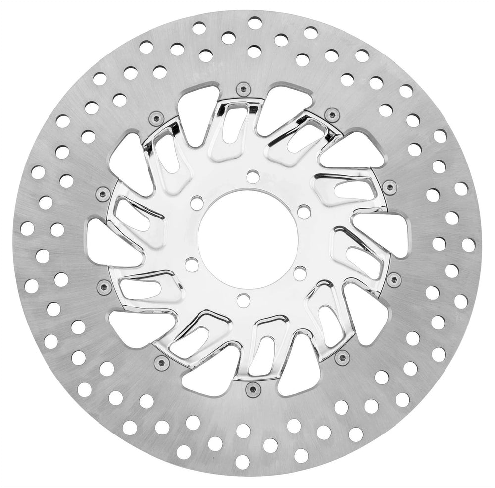 Performance Machine Disc/Carr 11.8 Supra Fr Left - Chrome