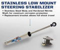 Stainless Low-Mount Steering Stabilizer 2013-2023 RAM 2500/3500 Carli Suspension