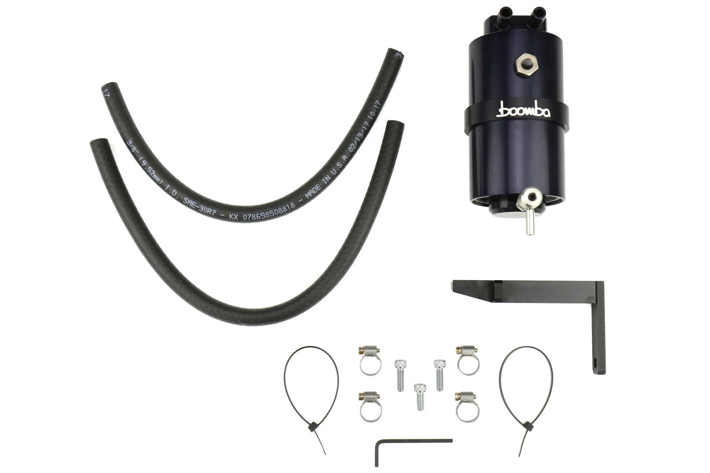 CIVIC X STAGE 1 CATCH CAN KIT - BLACK