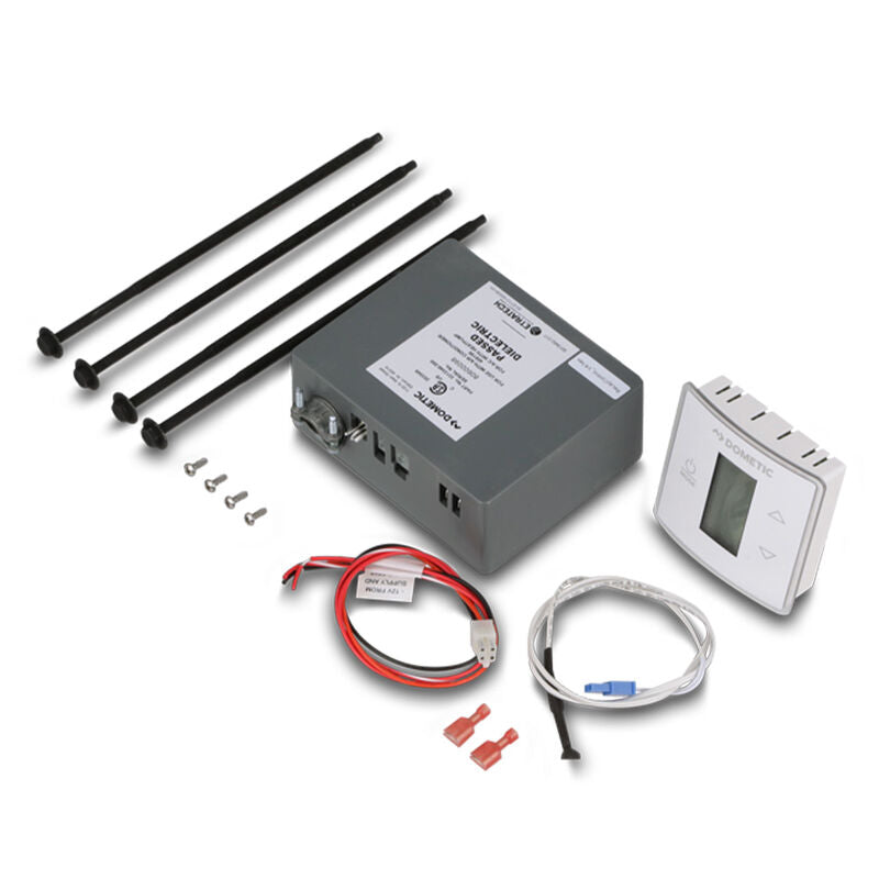 SINGLE ZONE BLUETOOTH THERMOSTAT W/CONTROL KIT C/F/HP WHITE