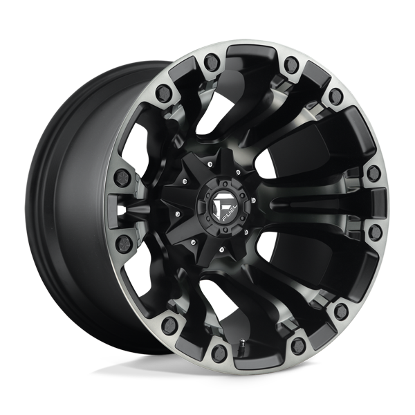 D851 17X9 8X6.5 M-BLK GRY 1MM