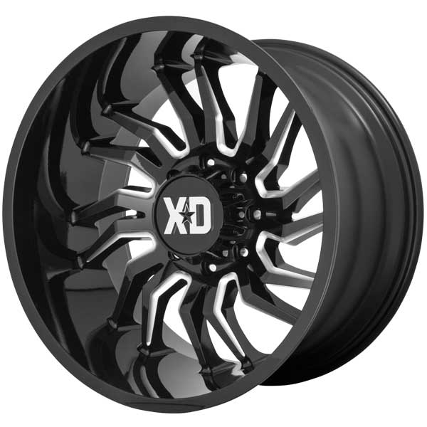 TENSION 20x10 8x180.00 GLOSS BLACK MILLED (18 mm)
