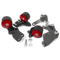 88-91 Civic/CRX Polished Aluminum Conversion Right Hand Mount B Series Hydraulic 250-400HP 75A Black Innovative Mounts