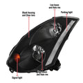 OE STYLE HEADLIGHT FOR 2 DOOR MODEL