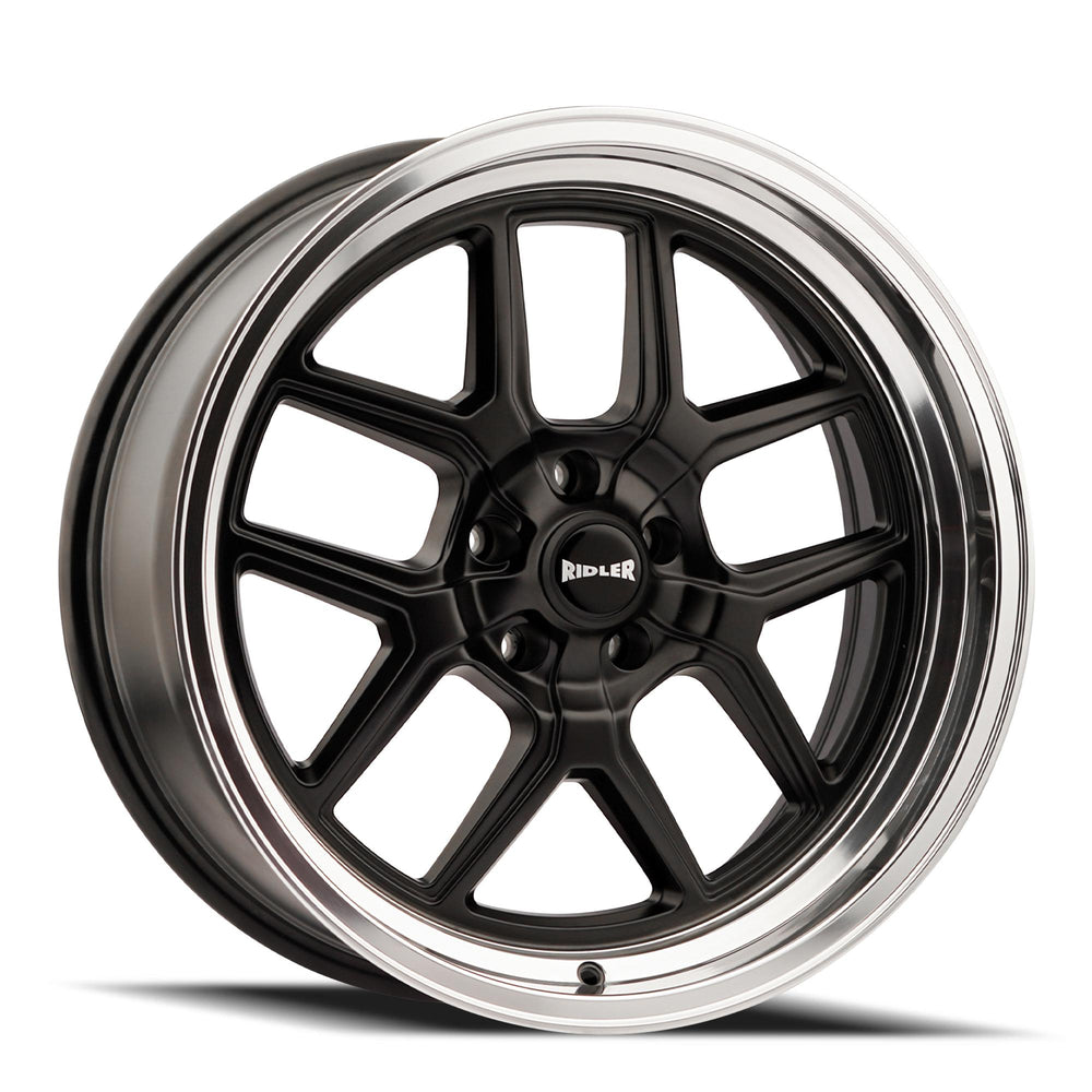 RIDLER 610 MATTE BLACK POLISHED 20X10 5-114.3 0MM 83.82MM