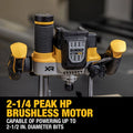 20V MAX XR BRUSHLESS CORDLESS 21/4 PEAK HP PLUNGE ROUTER TOOL ONLY
