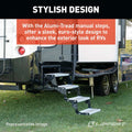 STEP, TRIPLE 9 ALUMINUM TREAD - HYB