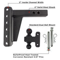 2.0" EXTREME DUTY 6" DROP/RISE